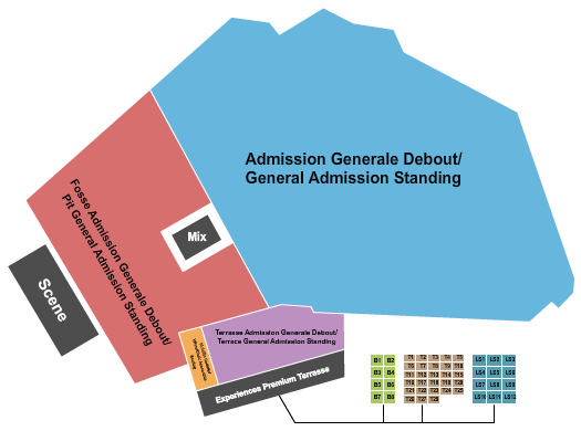 Parc Jean-Drapeau AC/DC Seating Chart